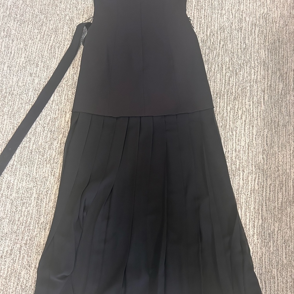 NICHOLAS Black Strapless Belted Dress - Picture 8 of 11